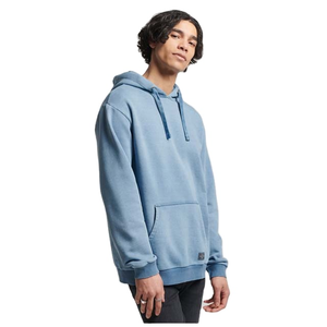 เสื้อสเวตเชิ้ตแขนยาวผ้าโพลีเอสเตอร์สีพื้น สกรีนโลโก้ได้ สไตล์สตรีทแวร์ เสื้อฮู้ดดี้ผู้ชายแบบเรียบ ขายส่งจากโรงงาน - Product Image 1