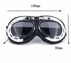 <span class=keywords><strong>Gafas</strong></span> <span class=keywords><strong>de</strong></span> Motocicleta Retro Vintage Unisex, <span class=keywords><strong>Gafas</strong></span> <span class=keywords><strong>de</strong></span> Astronauta para Motocross con Marco <span class=keywords><strong>de</strong></span> PC, en Existencia - Product Image 2