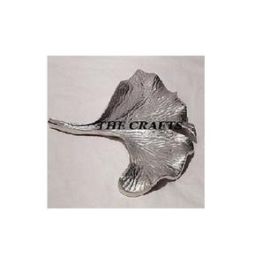 Plateau de service à dessert en aluminium couleur or Plat à feuilles avec plateau à feuilles de la plus haute qualité pour la maison Hôtel Ustensiles de cuisine - Product Image 2