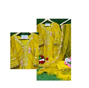 印度出口商提供的最新现代传统印度设计巴基斯坦婚纱和节日服装套装