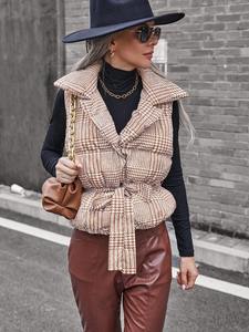 Offre Spéciale décontracté sans manches Outwear veste coton rembourré manteau femmes hiver bouffant gilet - Product Image 4