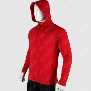 Sudadera con capucha con cremallera y logotipo personalizado para hombre, nuevo estilo ligero con estampado técnico bordado, sudaderas con capucha para hombre de primavera - Product Image 3