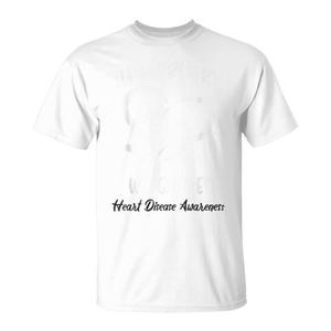 Nel febbraio indossa la nostra maglietta con nastro rosso per la sensibilizzazione sulle malattie cardiache, un articolo promozionale elegante - Product Image 2