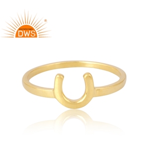 Anillo de Plata de Ley 925 chapado en oro de 18 quilates, joyería fina Demi para mujer, regalo para ella - Product Image 3