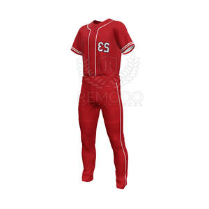 Uniforme de béisbol de diferentes colores de nuevo diseño según la demanda del cliente Uniforme de béisbol a la venta - Product Image 1