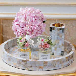 Regalos de Ramadán Juego de quemador Bakhoor de madera redonda y Perla Quemador Bakhoor de Oriente Medio Traje de tres piezas para Eid como producto de regalo de NC - Product Image 2