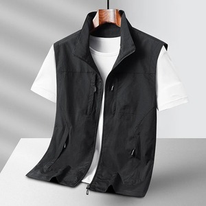 Nuevos chalecos de secado rápido de malla para exteriores de verano para hombre, chalecos finos, chaquetas sin mangas para escalada, chaleco para hombre/bolsillo 5 dimensiones - Product Image 6