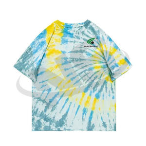 Camiseta transpirable de gran tamaño con estampado de algodón 100% holgado para hombre, tela de punto ligera, ropa informal para gimnasio y Fitness con logotipo - Product Image 5