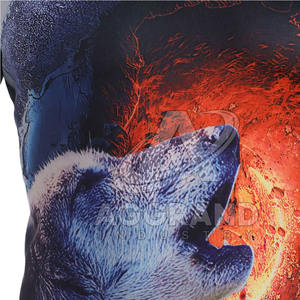 Meilleures ventes T-shirt décontracté pour homme Séchage rapide Respirant Impression par sublimation T-shirt court léger - Product Image 5