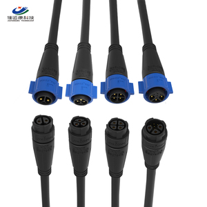 Tùy chỉnh 2 3 4 5 6 8 9pin IP67 IP68 Nam Nữ cắm <span class=keywords><strong>M19</strong></span> Prewired không thấm nước kết nối điện cho ngoài trời <span class=keywords><strong>LED</strong></span> chiếu sáng - Product Image 1