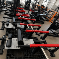 Appareil de Squat à Ciseaux à Charge par Plaques OEM ODM avec Rouleaux en Mousse et Plaques de Repose-Pieds pour Entraînement de Force en Salle de Sport Commerciale
