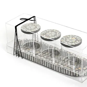 Luxury Set Of Three Sweet Storage <b>Boxes</b> Designer Candy Organizer Ideal For Chocolates Treats Party Favors And Celebrations - Product Image 3