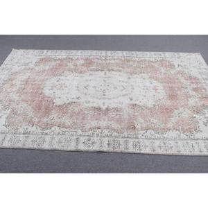 พรมตุรกีโบราณ ขนาดใหญ่ 5.2x8.8 ฟุต (158x267 ซม.) พรมขนสัตว์เปอร์เซียสีขาว - Product Image 3