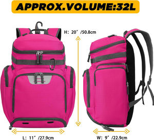 Sac à dos de basket-ball décontracté personnalisé pour hommes Sac de football étanche pour le sport - Product Image 6