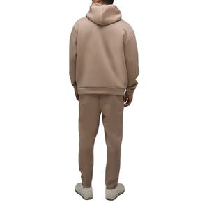 Sudadera con Capucha Oversize Informal Ligera de 400 GSM 100% Algodón para Hombre, Conjunto Deportivo con Logo Frontal, Moda de Invierno, Trajes Deportivos OEM - Product Image 3