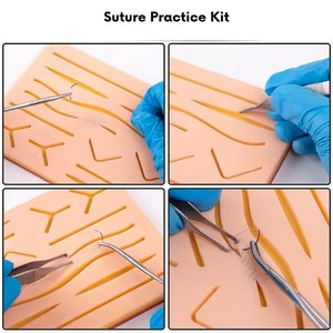 ชุดเย็บแผลเย็บแผลครบชุดแบบมืออาชีพชุดเครื่องมือทางการแพทย์สำหรับนักเรียนสัตวแพทย์ทางการแพทย์ที่มีแผลที่ผิวหนัง - Product Image 2
