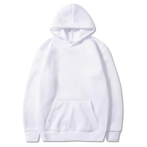 Personalizado francés Terry Drop hombro Mock Neck sudaderas con capucha de alta calidad de algodón de cuello redondo de gran tamaño de las mujeres sudadera - Product Image 3