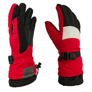 Guantes de esquí de invierno antideslizantes con logotipo personalizable de fábrica, guantes de esquí antideslizantes para snowboard, guantes calefactables para motos de nieve resistentes al viento - Product Image 4