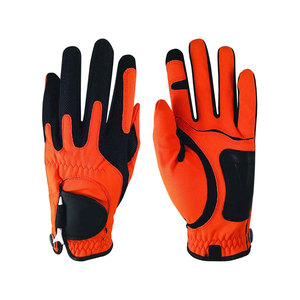 Top vente en cuir en peau de mouton antidérapant respirant et Durable pratique gants de Golf main gauche Cabretta cuir adulte gants de Golf - Product Image 1