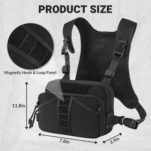 Sac de poitrine de pêche OEM, sac de pêche à la mouche pour hommes et femmes, sac de rangement pour matériel et boîtes à mouches, sac de transport pour jumelles de chasse - Product Image 2