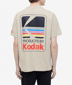 Camiseta Casual de Gran Tamaño para Hombre, Estilo Holgado, Transpirable, Talla Grande, Teñida y Estampada, Personalizada de Alta Calidad OEM 2024 - Product Image 2