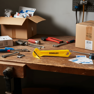 Cuchillos Desechables de Seguridad Stanley, Paquete de 10 Unidades, Cuchillos Desechables Prácticos - Product Image 3