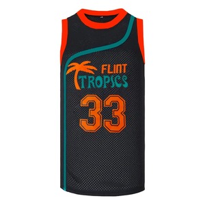 Camisetas de Baloncesto Flint Tropics Jersey Moon 33 para Hombre, Tallas S-XXXL - Product Image 1