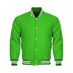 Vestes universitaires pour hommes et femmes avec manches en cuir, veste bomber de style lettreman, vente en gros, veste de baseball pour garçons et enfants, veste vierge - Product Image 6