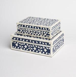 Caja de Almacenamiento Ecológica con el Mejor Diseño, Caja de Joyería con Incrustaciones de Hueso/Diseño Artesanal Indio con Incrustaciones de Hueso, Especial de Navidad - Product Image 6