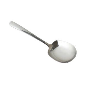 Cuchara para servir de acero inoxidable de lujo, tenedor con mango curvo doblado, cuchara para servir cena de boda, superventas - Product Image 3