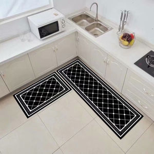 Juego de Alfombrillas Antifatiga para Cocina con Impresión Personalizada, Superficie de Terciopelo de Poliéster con Diseño de Animales, Agarre de PVC con Puntos - Product Image 5