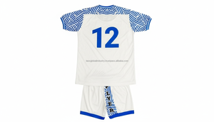 Uniformes de Fútbol Personalizados de Alta Calidad con Logotipo, 100% Poliéster, Ligeros, Reflectantes, de Secado Rápido y Transpirables, Cuello en V, Diseño Moderno para Hombre - Product Image 2