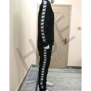 Survêtement décontracté pour hommes Ensemble de 2 pièces Veste à manches longues Pantalon Sweat Suit Fitness Outfit - Product Image 4