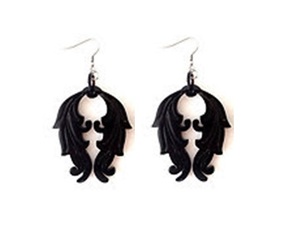 Vietnam boucles d'oreilles à clip en corne de buffle d'eau naturelle à la mode accessoires de fête de mariage ou cadeaux VE268 - Product Image 3