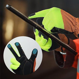 Gants de sécurité de travail en cuir synthétique antidérapants de haute qualité Gants de mécanicien robustes avec conception OEM Dernière vente - Product Image 6