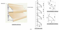 Panneau à lamelles en aluminium résistant au sel pour balcon côtier, protection solaire extérieure avec ventilation naturelle et protection quotidienne de l'intimité