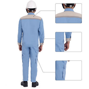 Uniformes industriales con logotipo personalizado duradero para equipos de construcción Fabricante OEM - Product Image 3