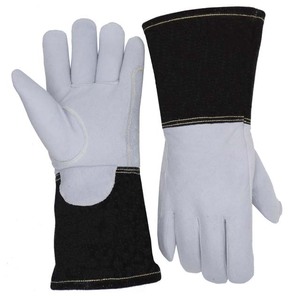 ถุงมือเชื่อมหนังวัวสำหรับงานหนักถุงมือเชื่อมหนังวัวซ่อนดีไซน์ล่าสุด - Product Image 1