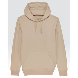 Sweats à capuche pour hommes Qualité luxueuse 100% coton Pull surdimensionné Impression bouffante personnalisée Sweats à capuche en molleton uni lourd pour hommes - Product Image 4