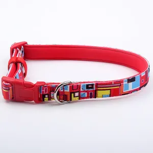 Collar de nailon personalizado de la mejor calidad, collar ajustable de neopreno, suministros para mascotas - Product Image 2