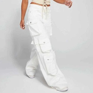 กางเกงยีนส์ขายาวปักลายดอกไม้สไตล์ตะวันตกเป็นมิตรต่อสิ่งแวดล้อมสำหรับผู้หญิง - Product Image 5