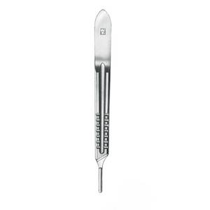 Manche de scalpel n° 4 4 pièces en acier inoxydable de qualité médicale, compatibles avec # 20- # 25 lames chirurgicales - Product Image 6