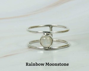 Top qualité solide 925 argent Sterling plaqué ovale lunette réglage à la main femmes en vrac bague bijoux bahamiens fournisseurs de gros - Product Image 6