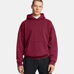 Sudadera con Capucha de Felpa de Algodón 100% de Lujo, Estilo Hip Hop, Bordada, para Hombre, Talla Grande, con Bolsillo, Impermeable y de Secado Rápido, Ropa Urbana - Product Image 2