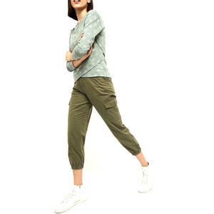 Sudadera con capucha de invierno verde ecológica de alta calidad para mujer con diseño personalizado antipilling transpirable de secado rápido - Product Image 4