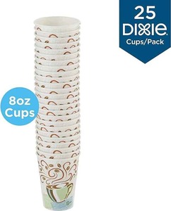 Soyez le premier à écrire un avis pour Dixie PerfecTouch 8 Oz. Tasse à café chaude en papier isolée par GP PRO (Géorgie-Pacifique), Coffee Haze, 5338DX, 500 unités - Product Image 5