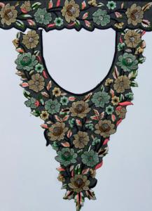 Apliques florales 3D elegantes hechos a mano de La India, parches de primera calidad bordados, estilo cosido para cuello de tul suave, accesorios de ropa - Product Image 3