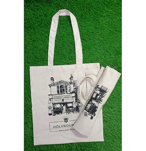 Sac fourre-tout en toile de tissu de créateur écologique imprimé de logo personnalisé Sac fourre-tout réutilisable en Offre Spéciale biologique réutilisable - Product Image 3