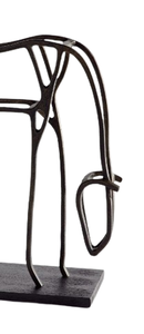 Bureau Décoration de la maison Ornement Fer Base Métallique Table Showpiece Cheval Objet pour Salon Sculpture pour Maison Table - Product Image 2