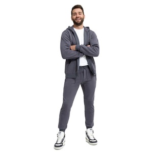 Survêtements à capuche personnalisés, survêtement casual, jogger, ensemble de pantalons de survêtement pour hommes, survêtement avec fermeture éclair, ensemble de jogging pour hommes - Product Image 1